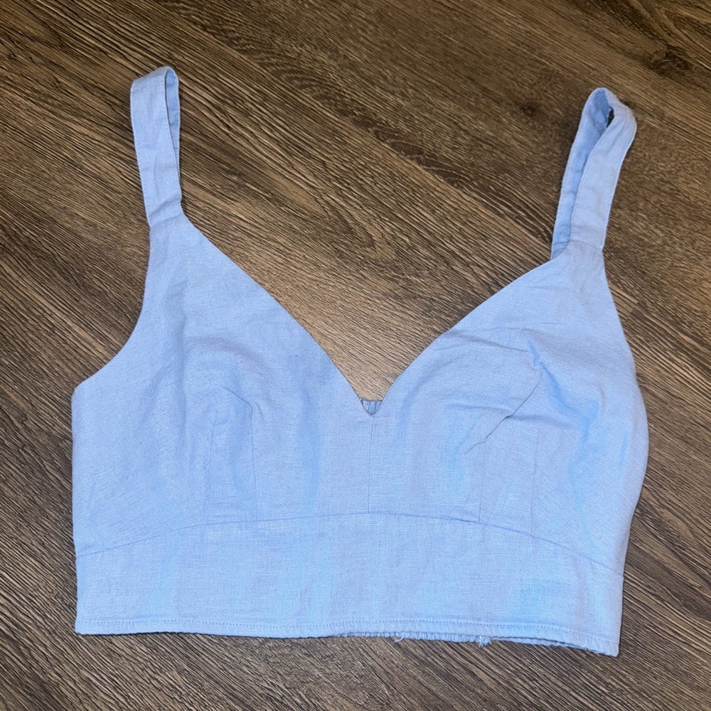 Abercrombie & Fitch Light Blue Fabric